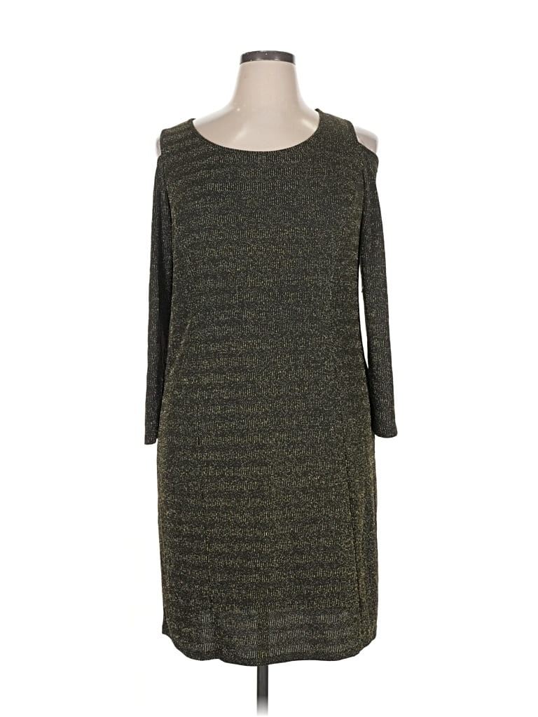 Pre-owned Ny Collection Casual Dress In Gold