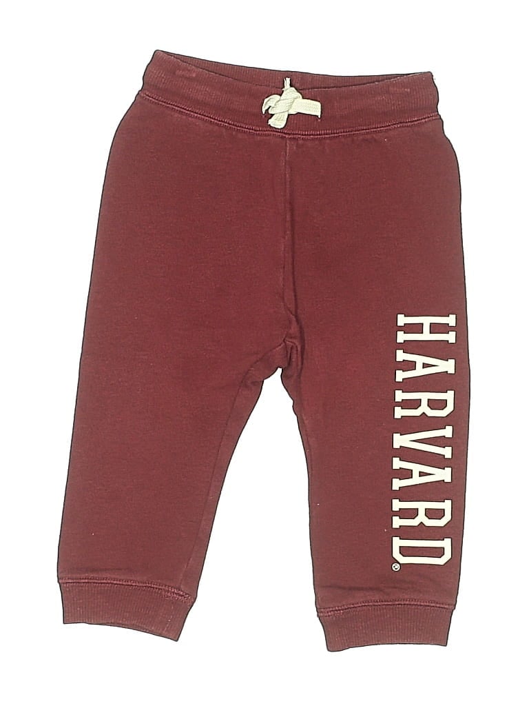 Pre-owned H&m Kids' Sweatpants In Burgundy