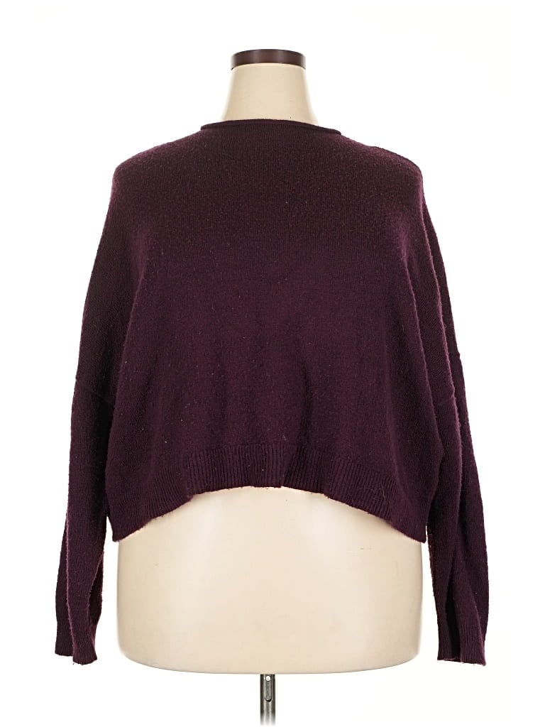 Pre-owned Sonoma Goods For Life Pullover Sweater In Burgundy