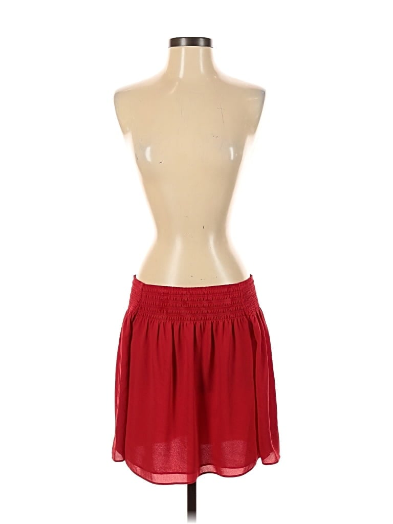 Pre-owned Babaton Sleeveless Top Red Strapless Neckline Tops