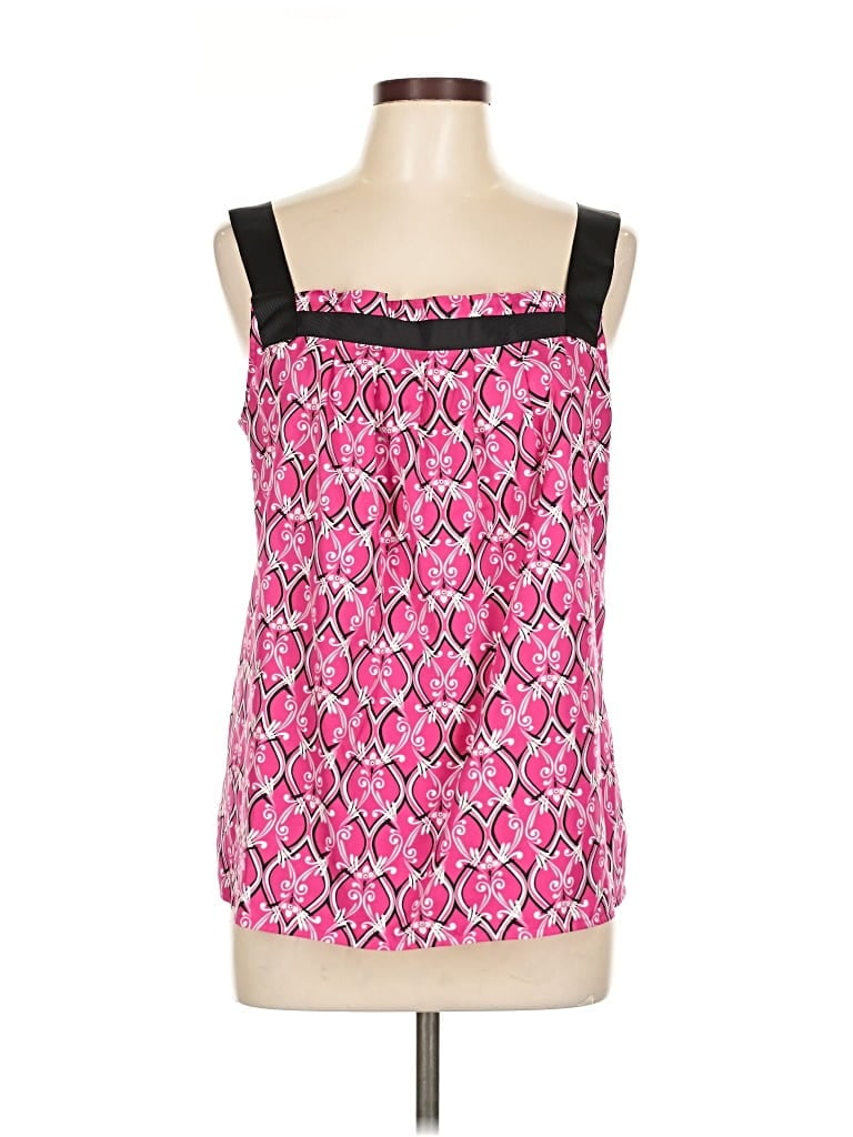 Pre-owned Ann Taylor Loft Sleeveless Blouse In Pink