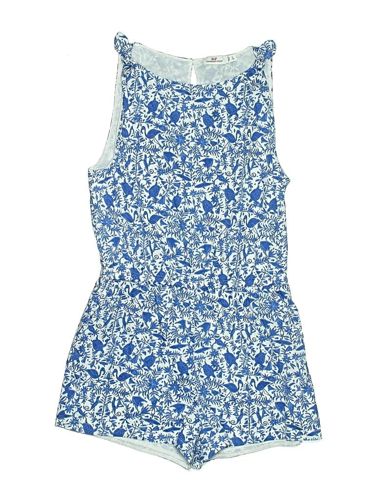 Pre-owned Vineyard Vines Kids' Romper In Blue