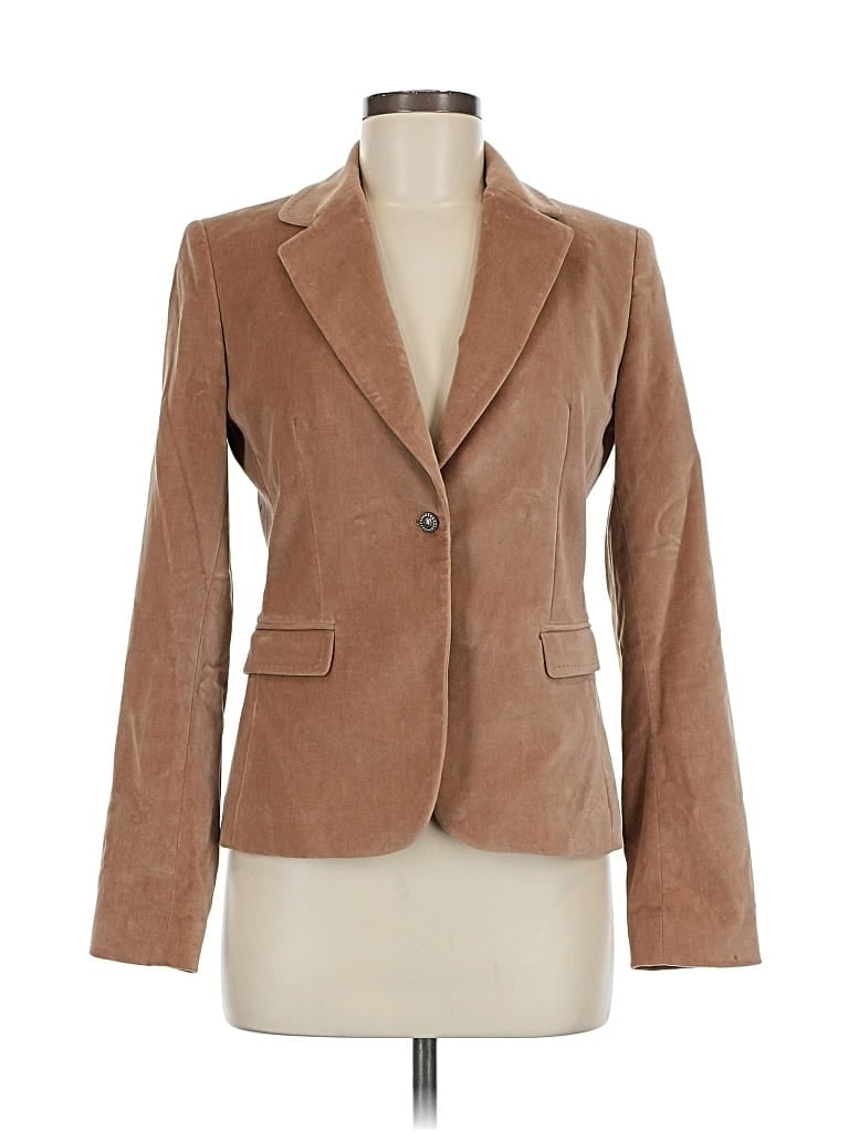 Pre-owned Tahari Blazer Jacket In Brown