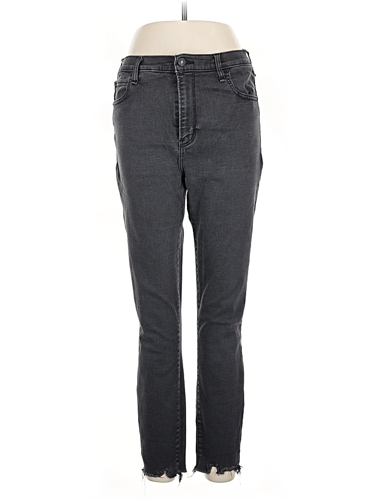 Pre-owned Abercrombie & Fitch Jeans In Gray