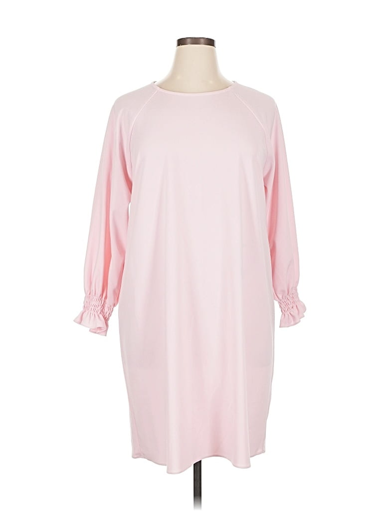 Pre-owned Kasper Casual Dress In Pink