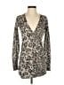Rebecca Taylor Animal Print Silver Cardigan Size XS - photo 1