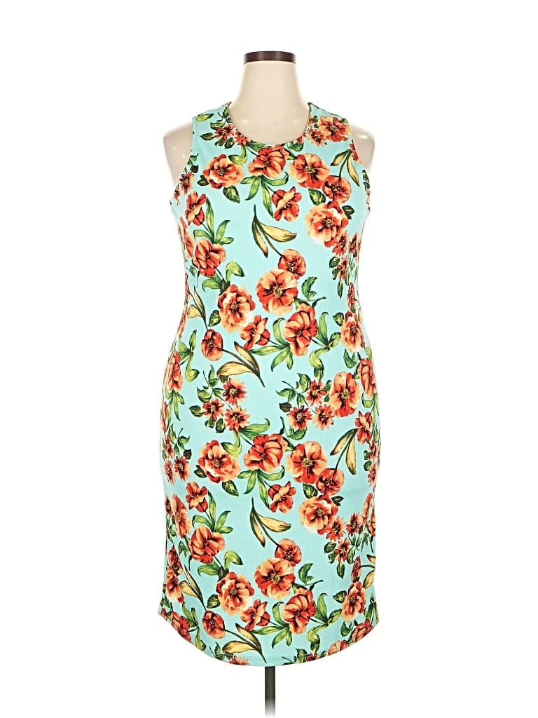 Pre-owned Rouge Cocktail Dress In Blue