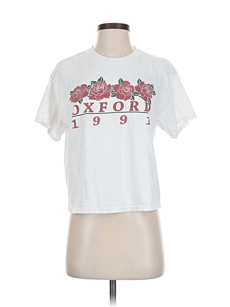 Pre-owned John Galt Short Sleeve T-shirt In White