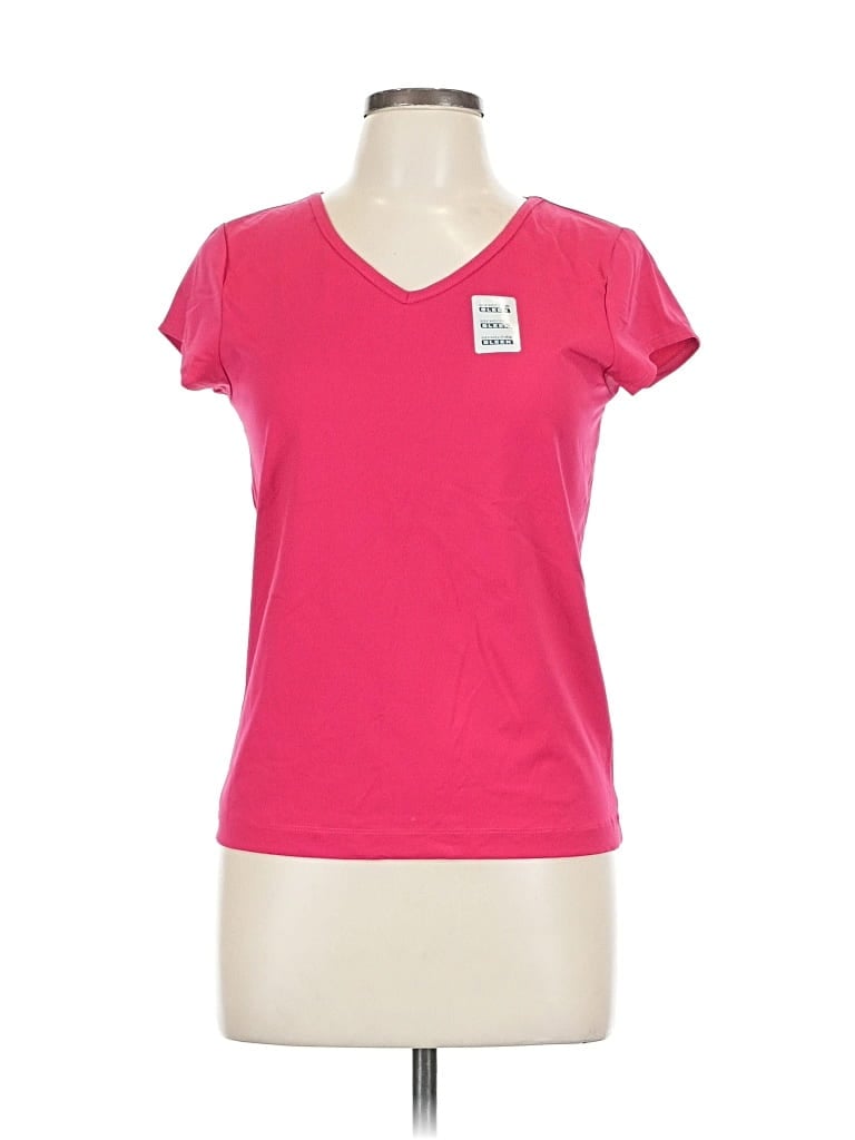 Pre-owned Danskin Short Sleeve T-shirt In Pink