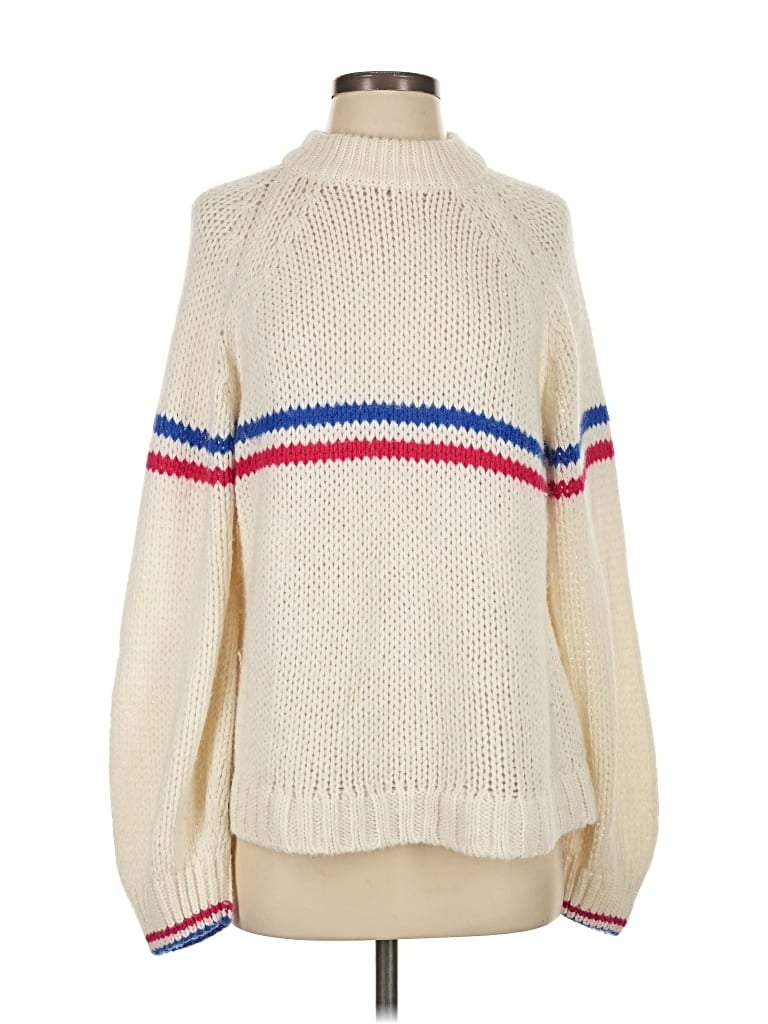 Pre-owned Xirena Turtleneck Sweater In White
