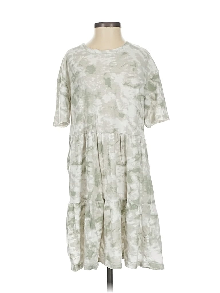 Pre-owned Abercrombie & Fitch Casual Dress In Gray