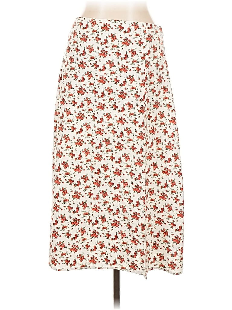 Pre-owned Danielle Bernstein Casual Skirt In White