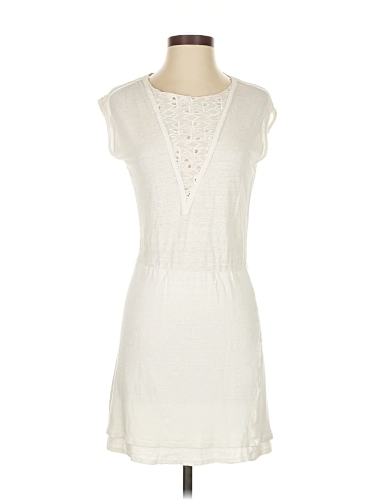 Pre-owned Maje Casual Dress In White