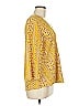 W5 Yellow 3/4 Sleeve Blouse Size M - photo 4