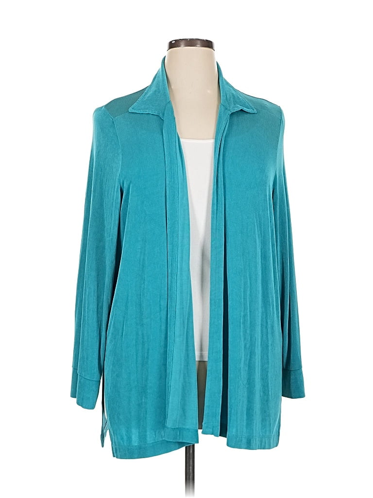 Pre-owned Coldwater Creek Kimono In Blue