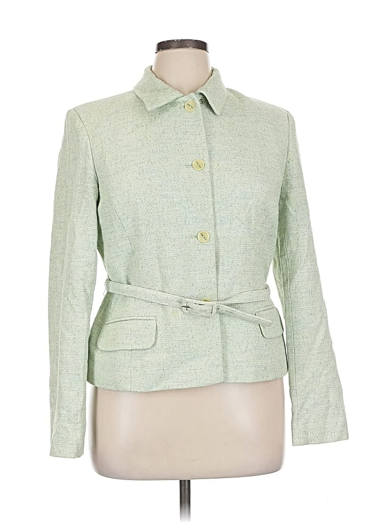 Pre-owned Kate Hill Blazer Jacket In Green