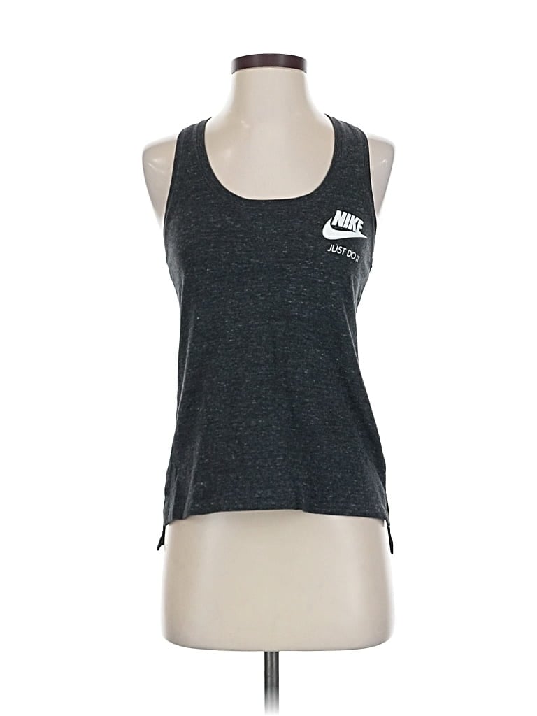 Pre-owned Nike Active Tank Top In Gray
