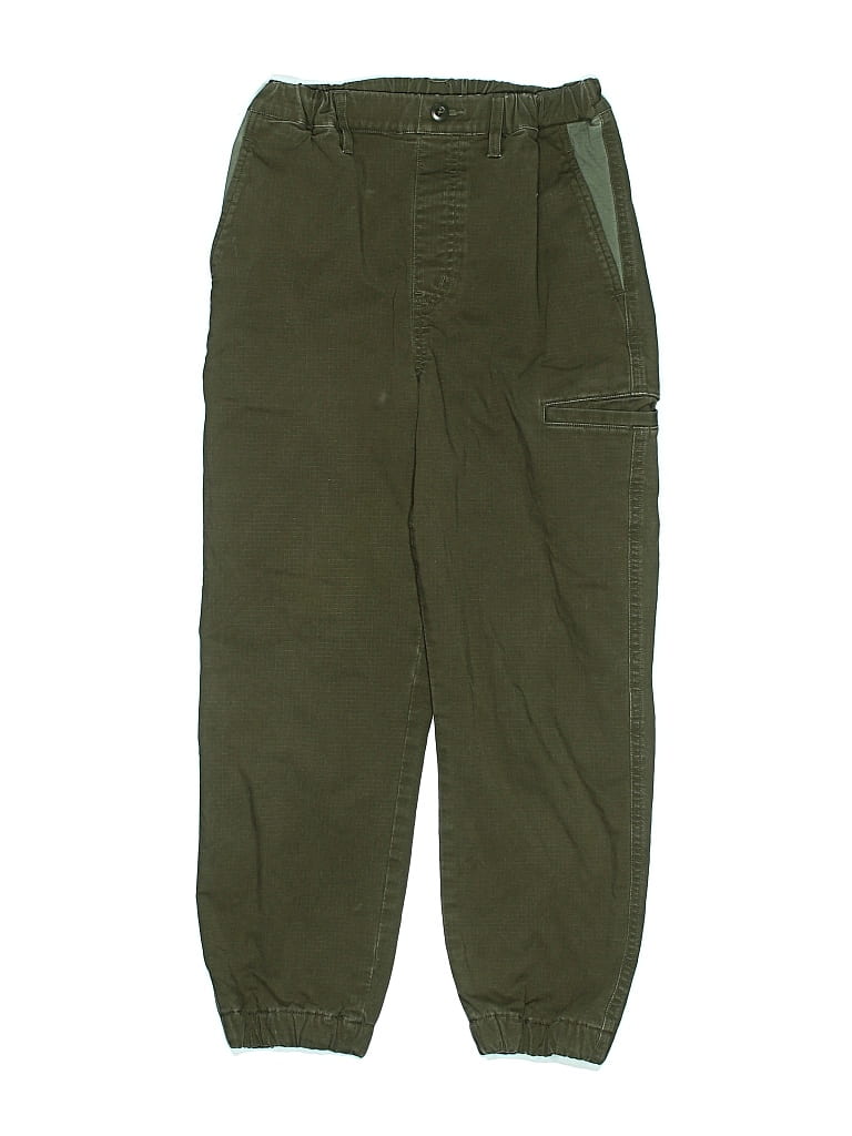 Pre-owned Uniqlo Kids' Cargo Pants In Green