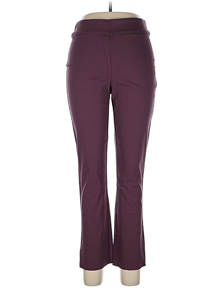 Pre-owned Marla Wynne Active Pants In Burgundy
