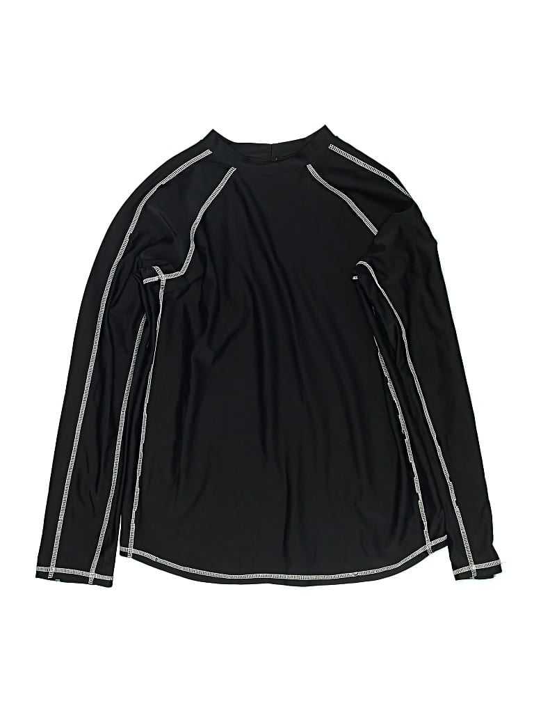 Pre-owned Gap Kids' Rash Guard In Black