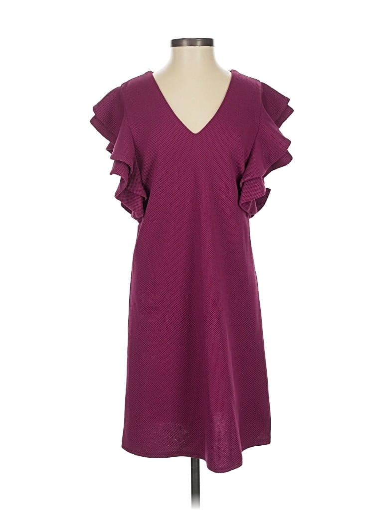 Pre-owned The Impeccable Pig Casual Dress In Burgundy