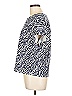 MELLODAY Animal Print Blue Short Sleeve Blouse Size L - photo 5
