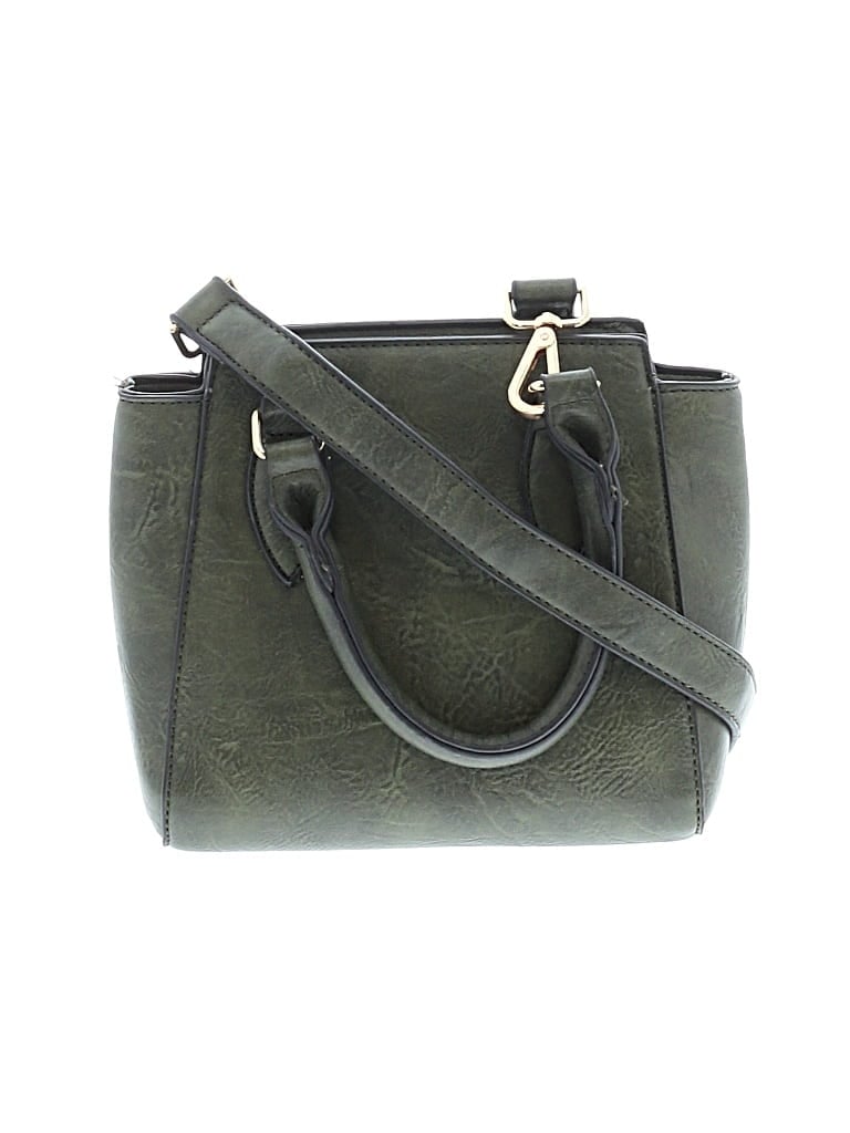 Pre-owned Unbranded Satchel In Green
