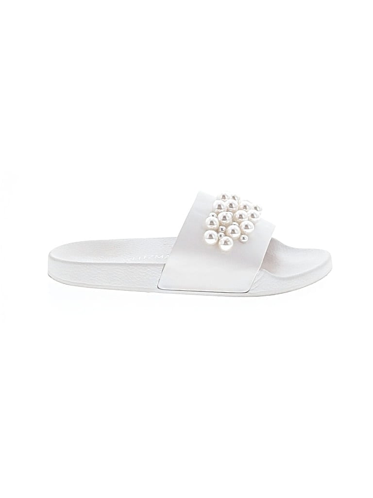 Pre-owned Stuart Weitzman Sandals In White