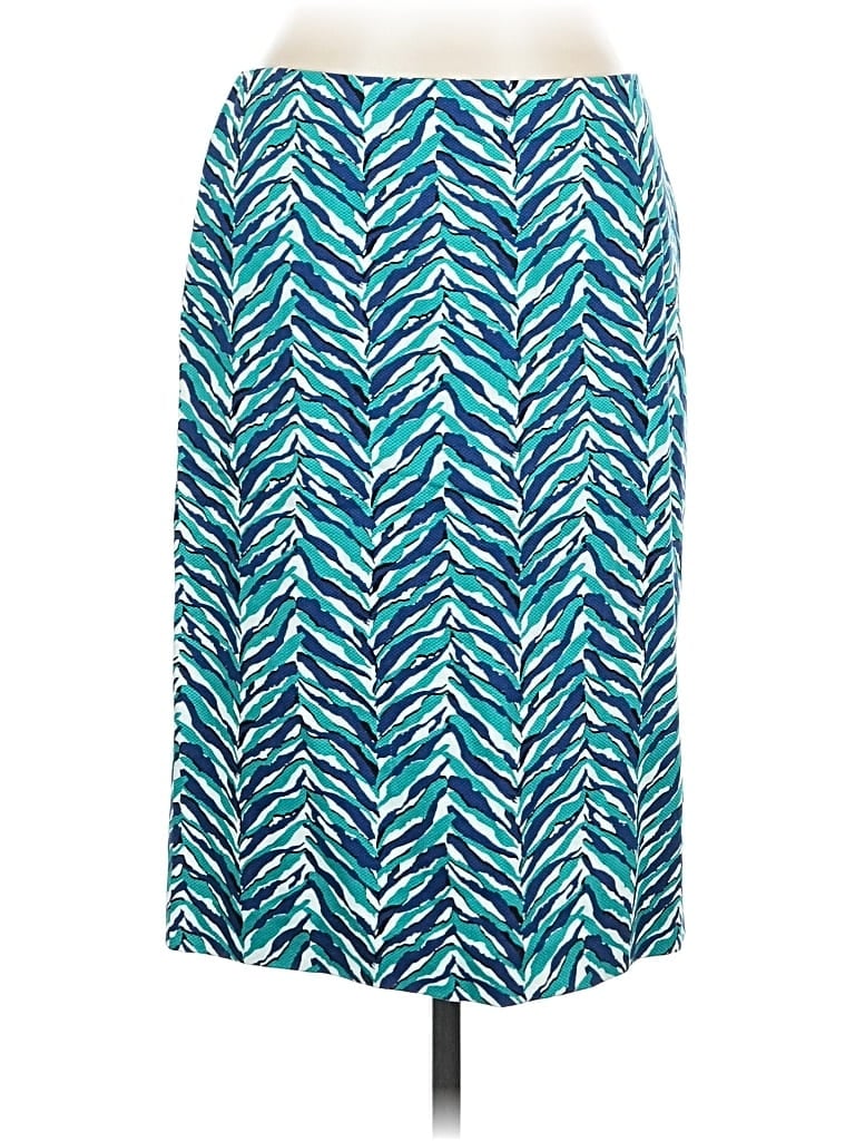 Pre-owned Talbots Outlet Casual Skirt In Blue