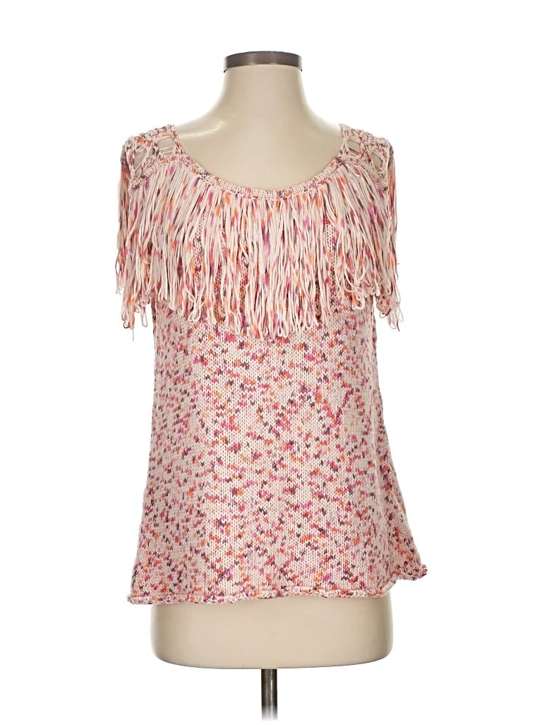 Pre-owned Calypso St Barth Sleeveless Top Pink Strapless Neckline Tops