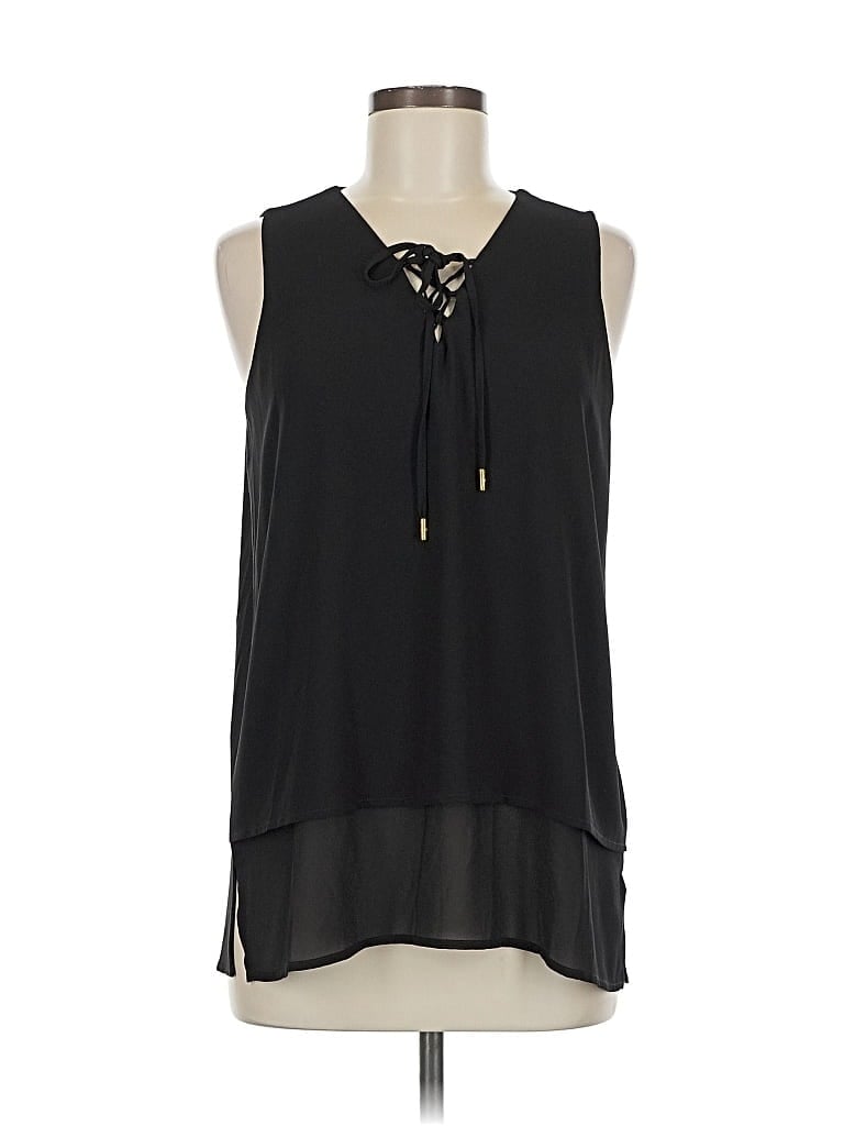 Pre-owned Michael Michael Kors Sleeveless Blouse In Black