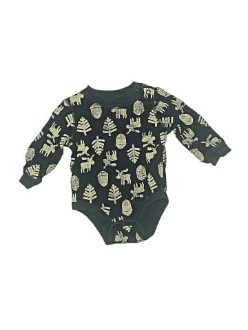 Joe Fresh Long Sleeve Onesie (view 1)