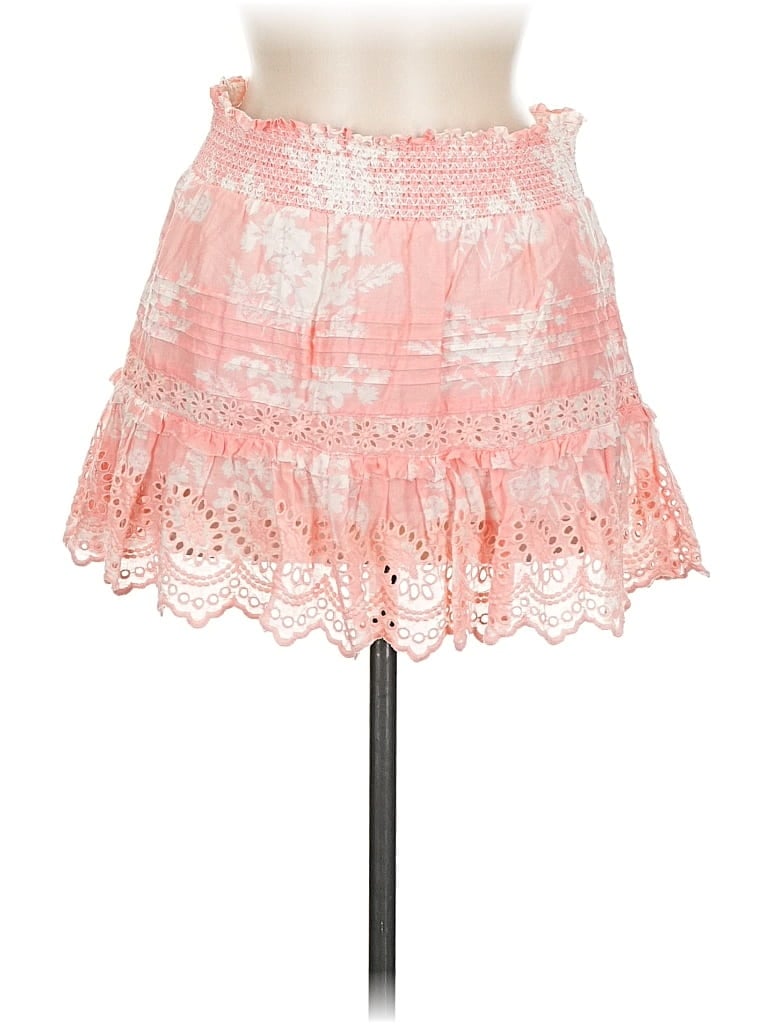 Pre-owned Loveshackfancy Casual Skirt In Pink