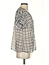 CAbi 100% Polyester Gray Short Sleeve Blouse Size S - photo 4