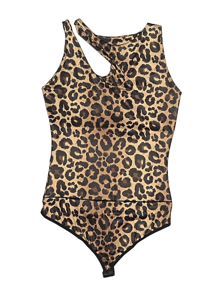 Pre-owned Assorted Brands Bodysuit In Gold