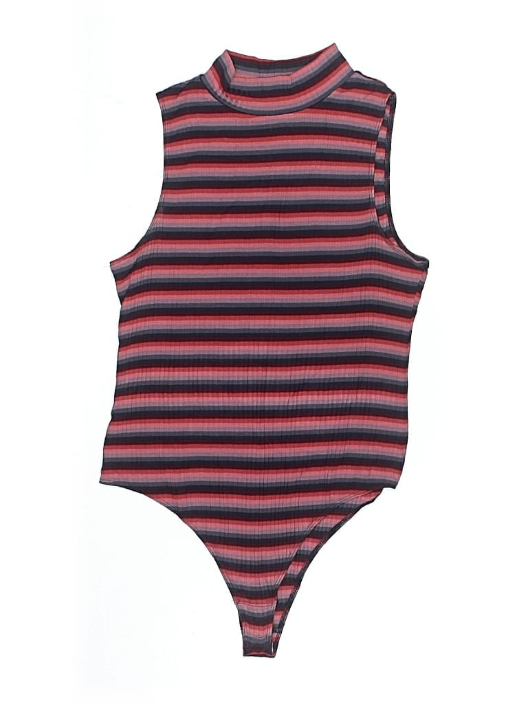 Pre-owned Abound Bodysuit In Burgundy