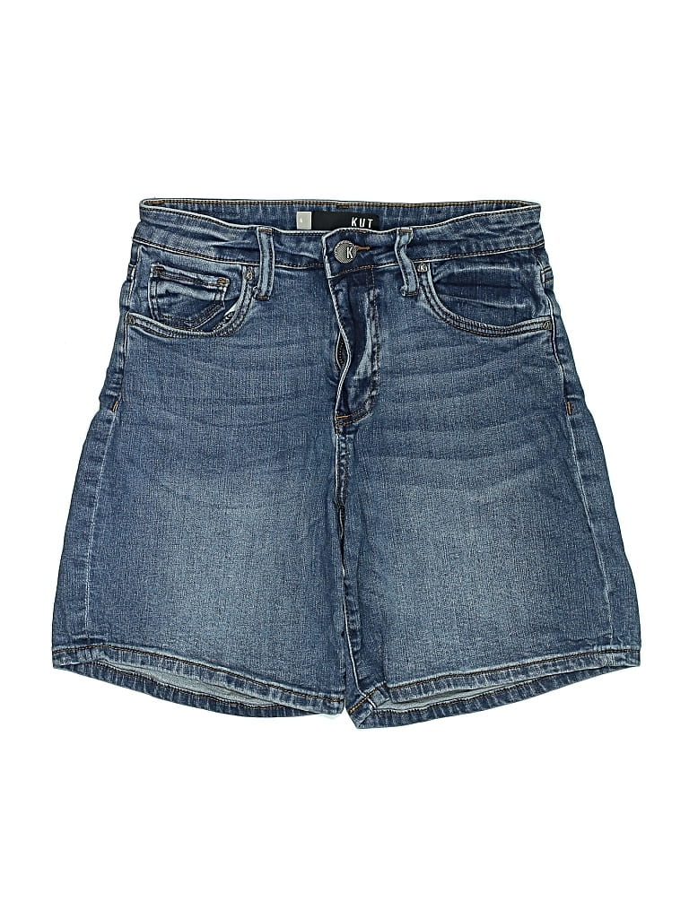 Pre-owned Kut From The Kloth Denim Shorts In Blue