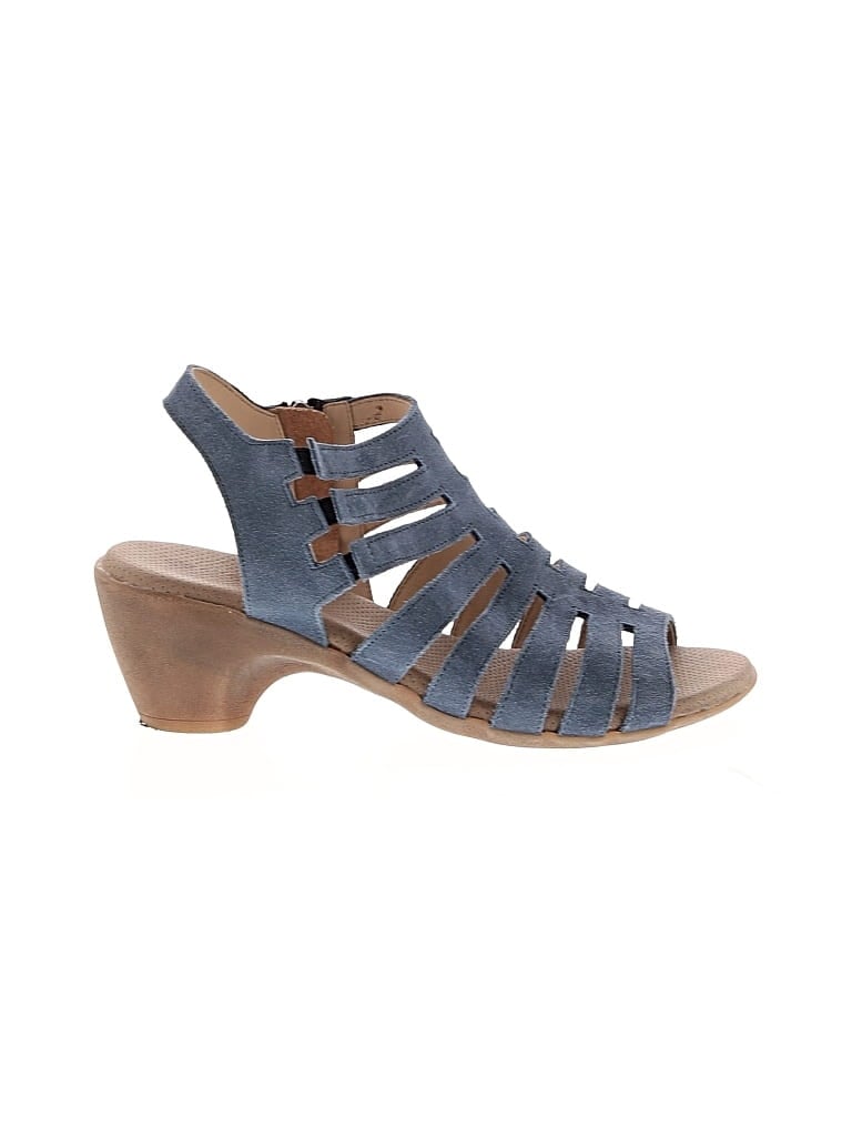 Pre-owned Eric Michael Sandals In Blue