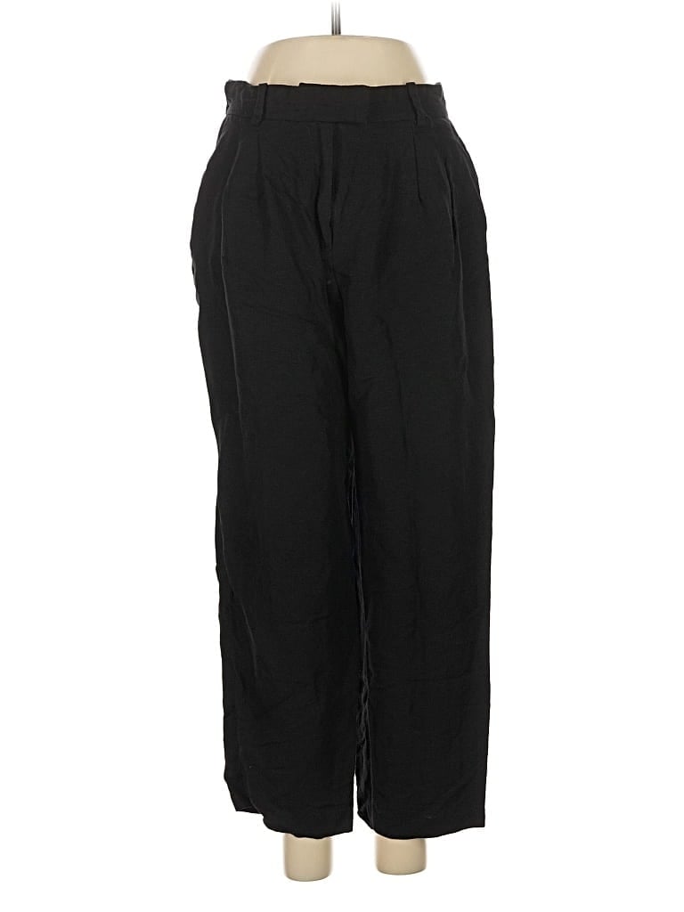 Pre-owned H&m Casual Pants In Black