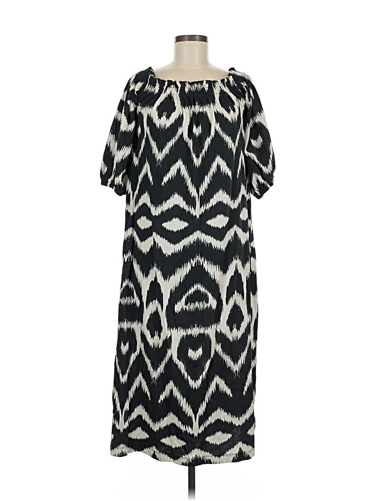 Pre-owned H&m Casual Dress In Black