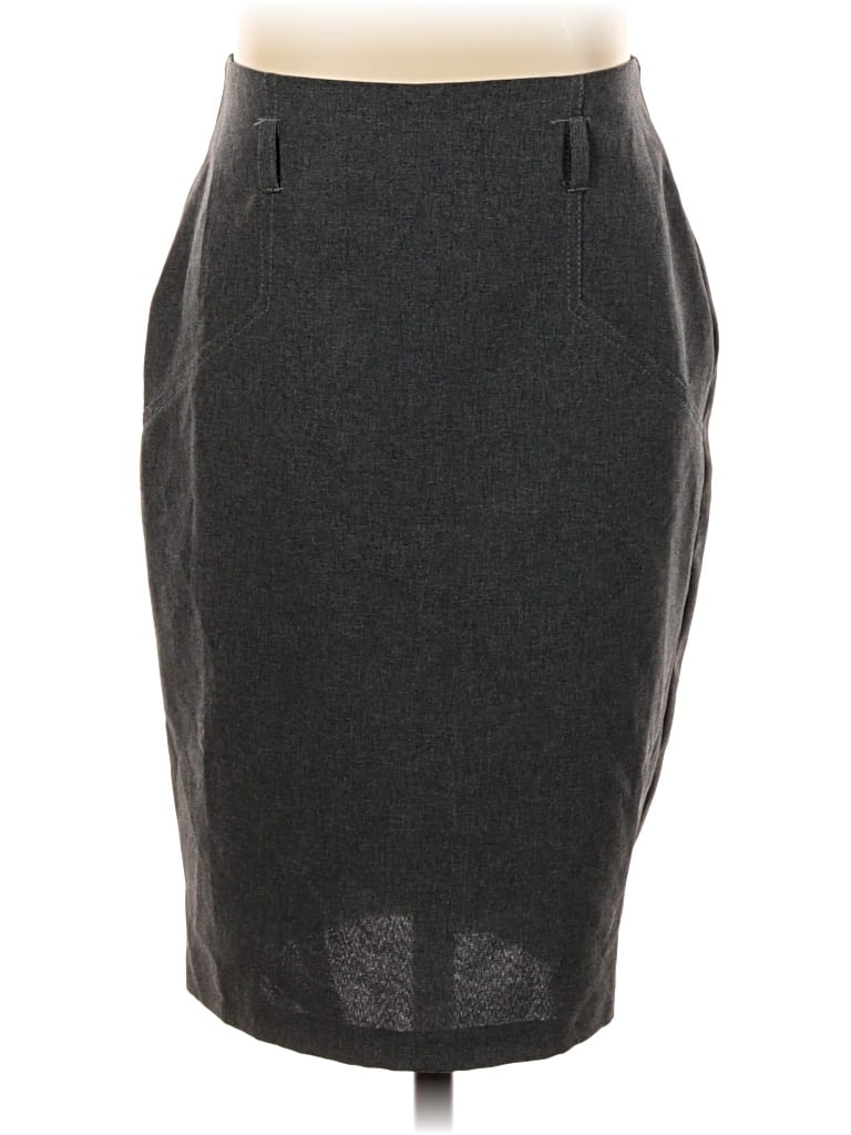 Pre-owned Asos Design Formal Skirt In Gray