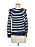 Tommy Hilfiger 100% Cotton Stripes Blue Pullover Sweater Size 00 (estimated) - photo 1