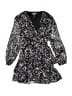Aqua Print Black Dress Size 7 - 8 - photo 1