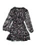 Aqua Print Black Dress Size 7 - 8 - photo 2