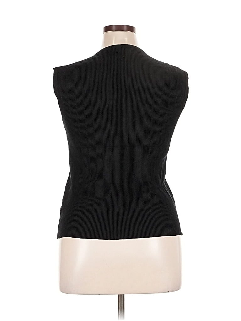 Pre-owned Vila Milano Sleeveless Top Black High Neck Tops