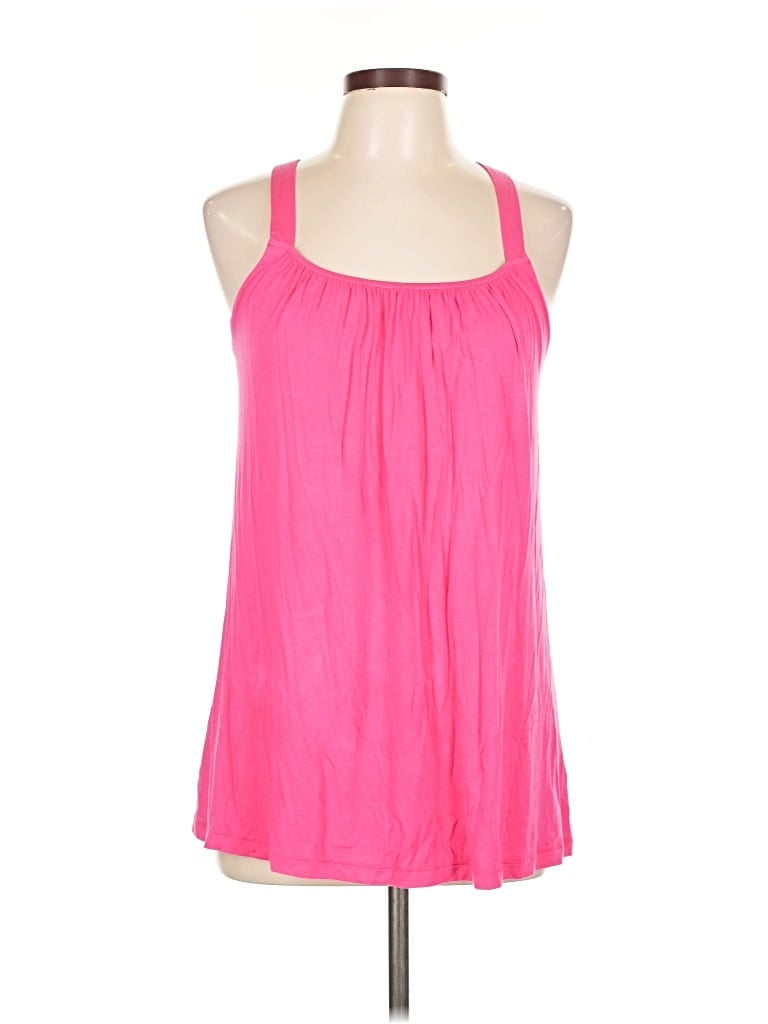 Pre-owned Cabi Tank Top Pink Halter Neckline Tops
