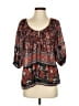 Joie 100% Cotton Brown 3/4 Sleeve Blouse Size XS - photo 1
