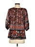 Joie 100% Cotton Brown 3/4 Sleeve Blouse Size XS - photo 2