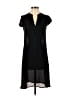 Jigsaw Solid Black Casual Dress Size 2 - photo 1