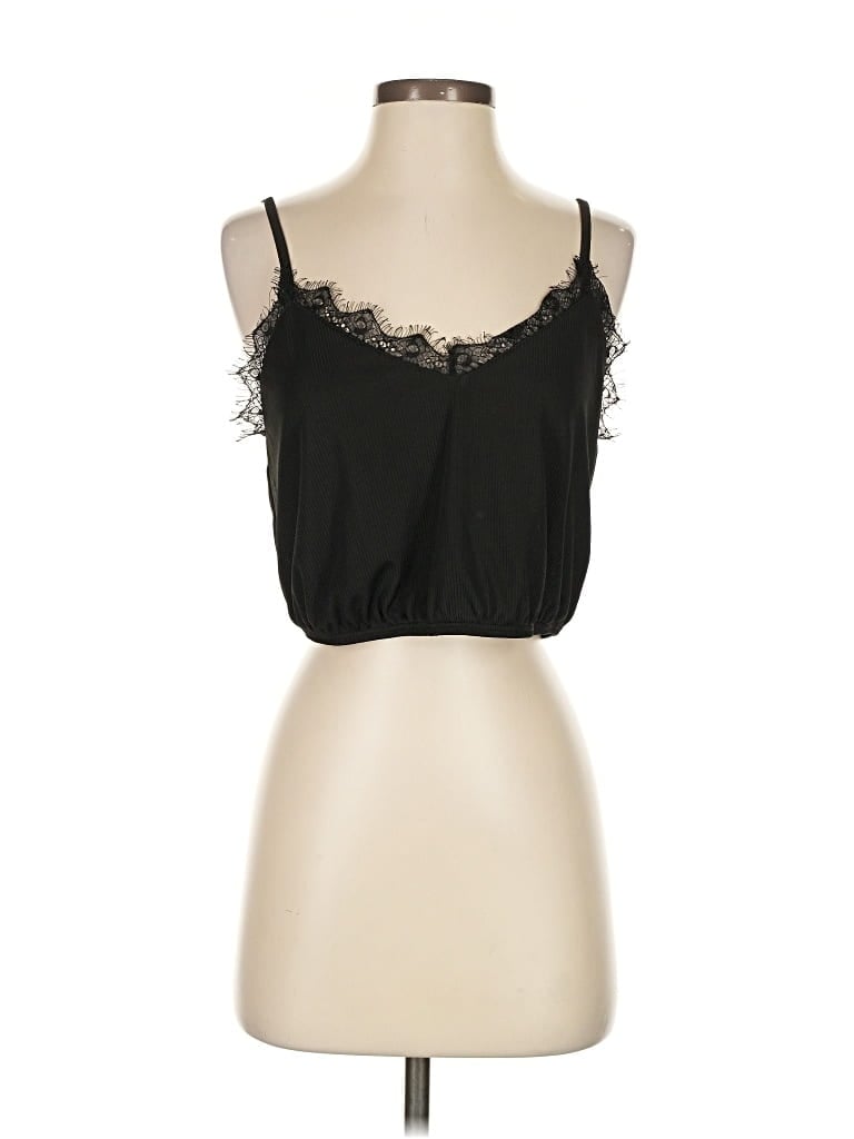 Pre-owned Nsr Sleeveless Blouse In Black